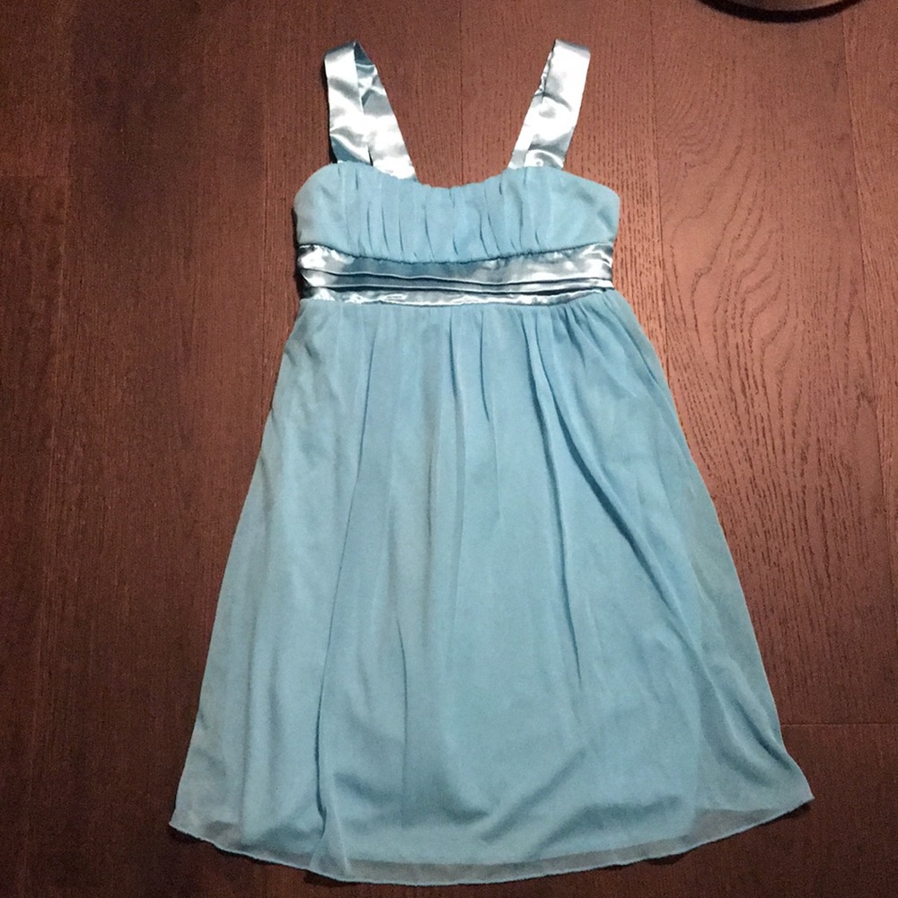 Ruby Rox Girls Aqua Blue Dress